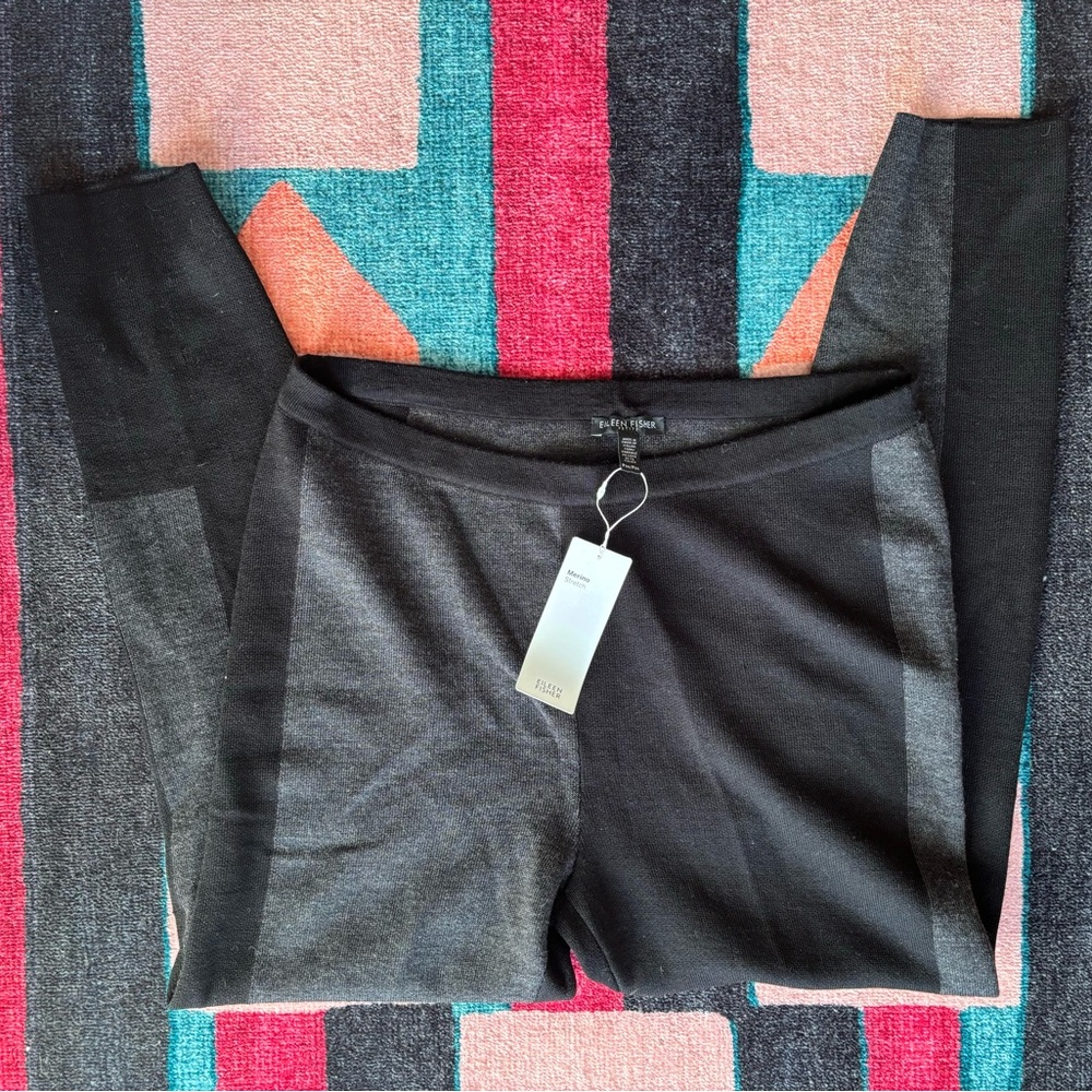 Eileen Fischer NWT Merino Stretch Knit Pant MP